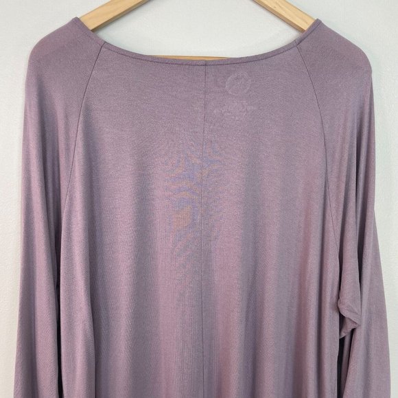 Maurices Top XXL Purple 3/4 Sleeve Stretch Knit Shirt Women's Casual - Picture 5 of 11